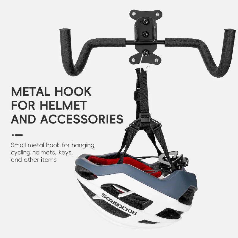 Bike Rack Wall Mount Garage Home Adjustable Bicyle Rack Horizontal Bike Hook Thickened Reinforced MTB Road Bike Holder